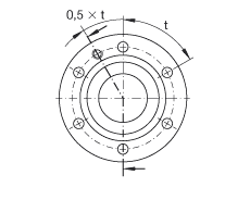 推力角接觸球軸承 ZKLF40100-2Z, 雙向，螺釘安裝，兩側(cè)間隙密封